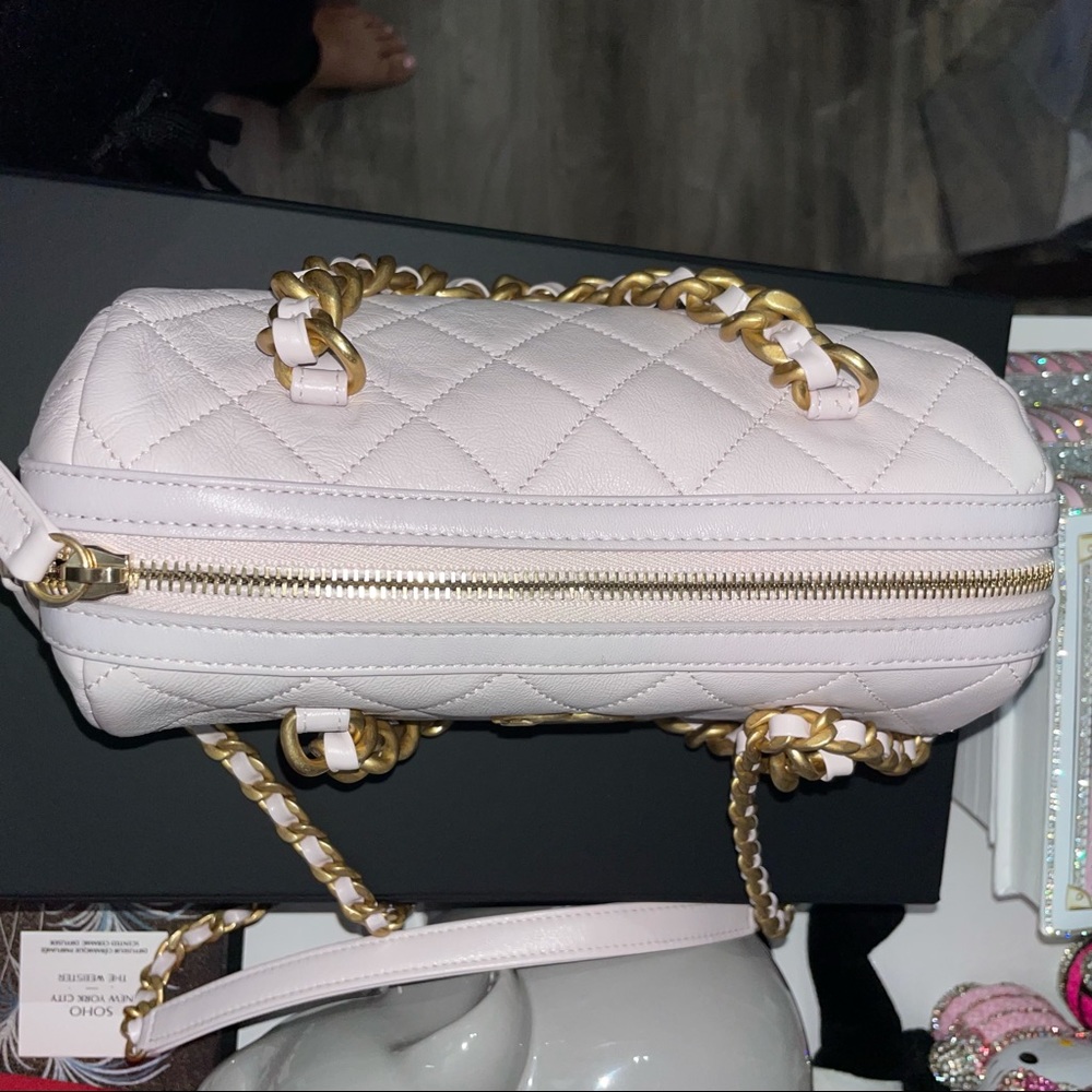 NEW 20A Chanel Bowler Crossbody Lilac Pink Bag - Picture 5 of 10